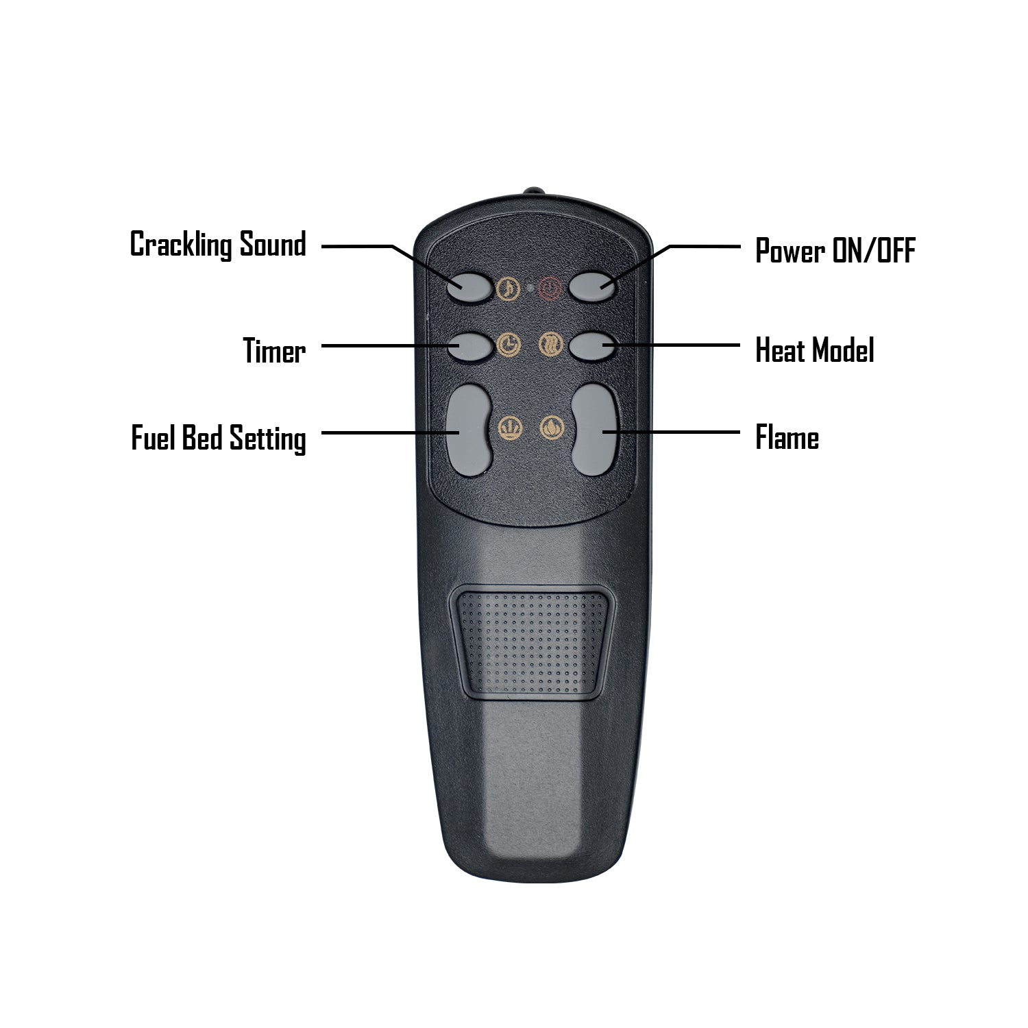 Dreamflame Electric fireplace remote control of EFT