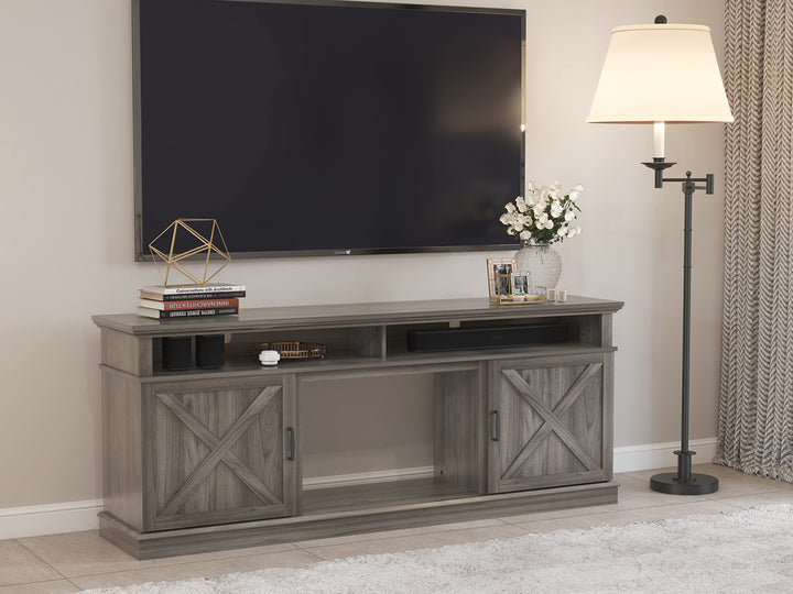 Dreamflame Fireplace TV Stand with 26 inch Electric Fireplace (Crystal)