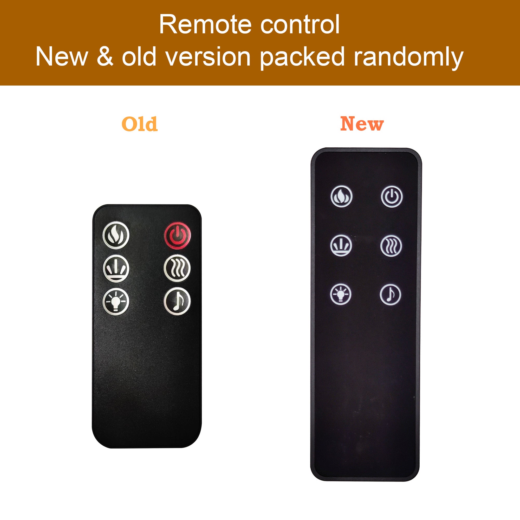 Dreamflame Electric fireplace remote control of BIGP